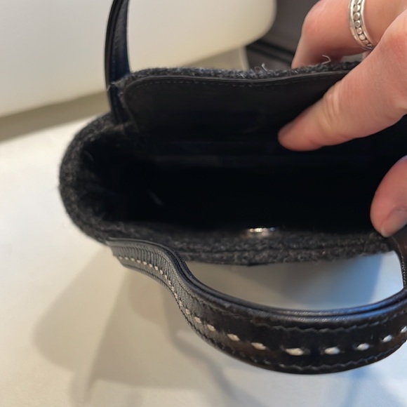 Kate Spade gray wool clutch purse - Picture 5 of 9